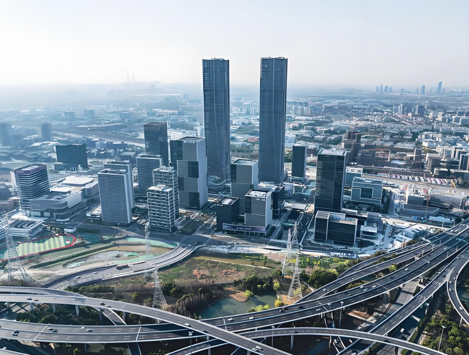 张江科学城鸟瞰图